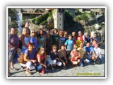 Com.group in front of Meteora monastry